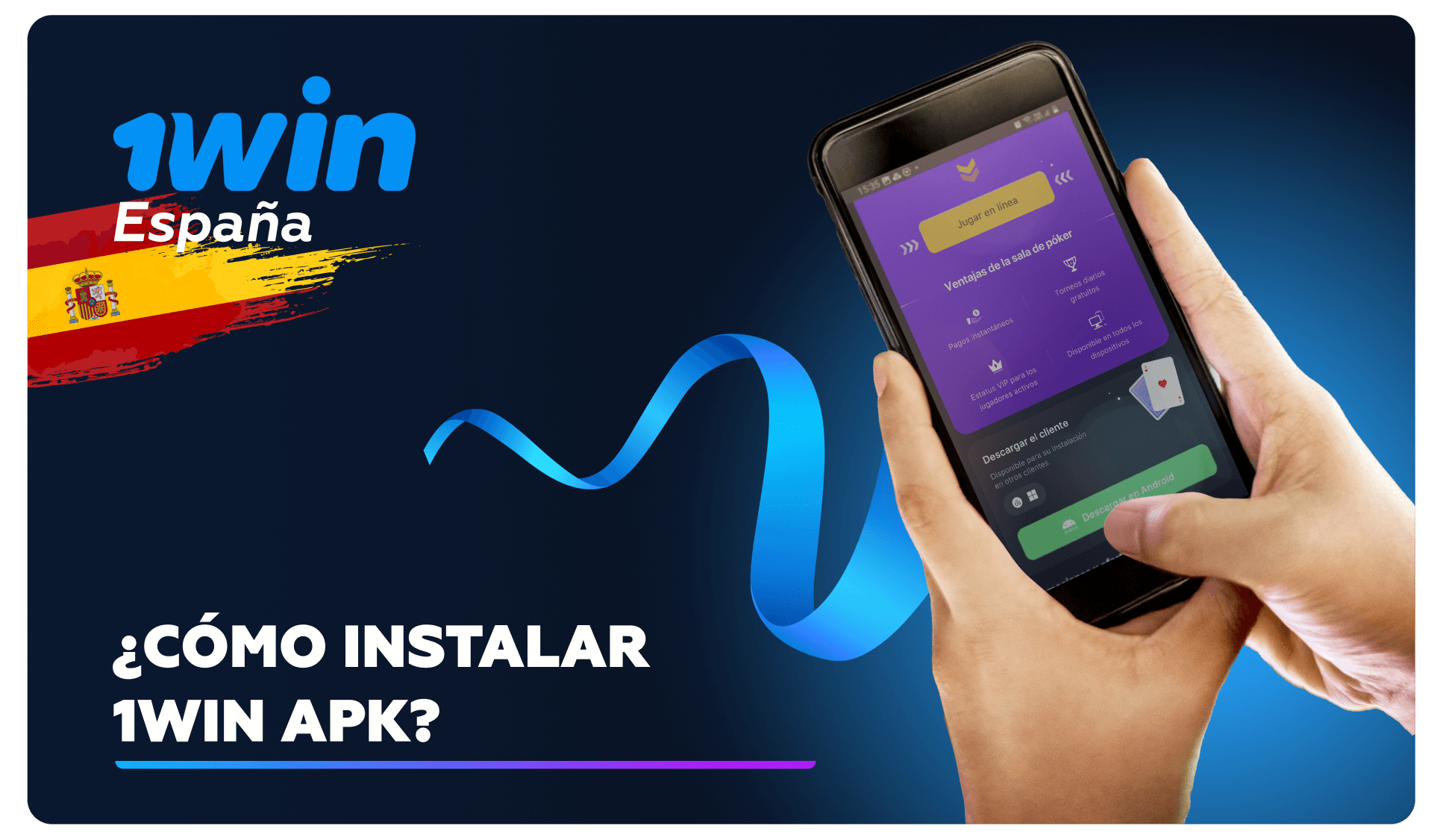 Pasos para instalar 1win apk