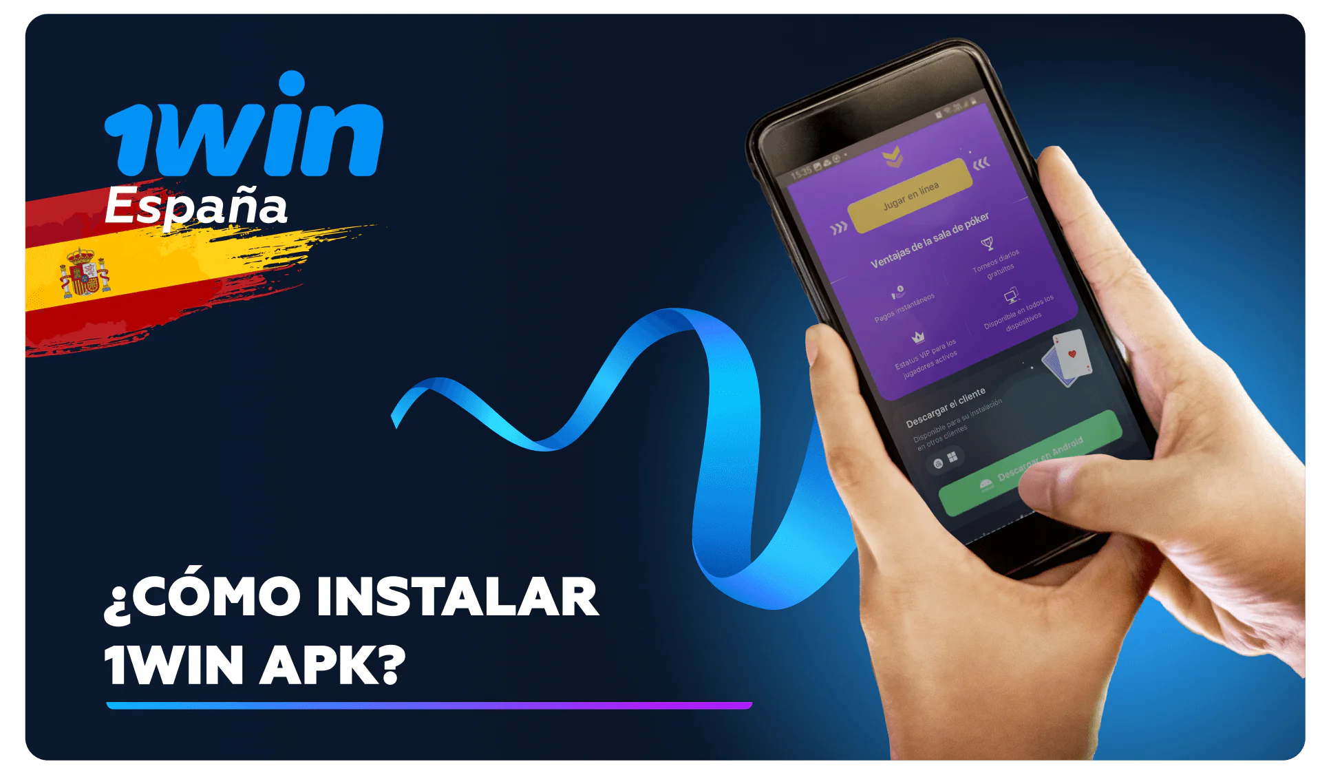 Pasos para instalar 1win apk