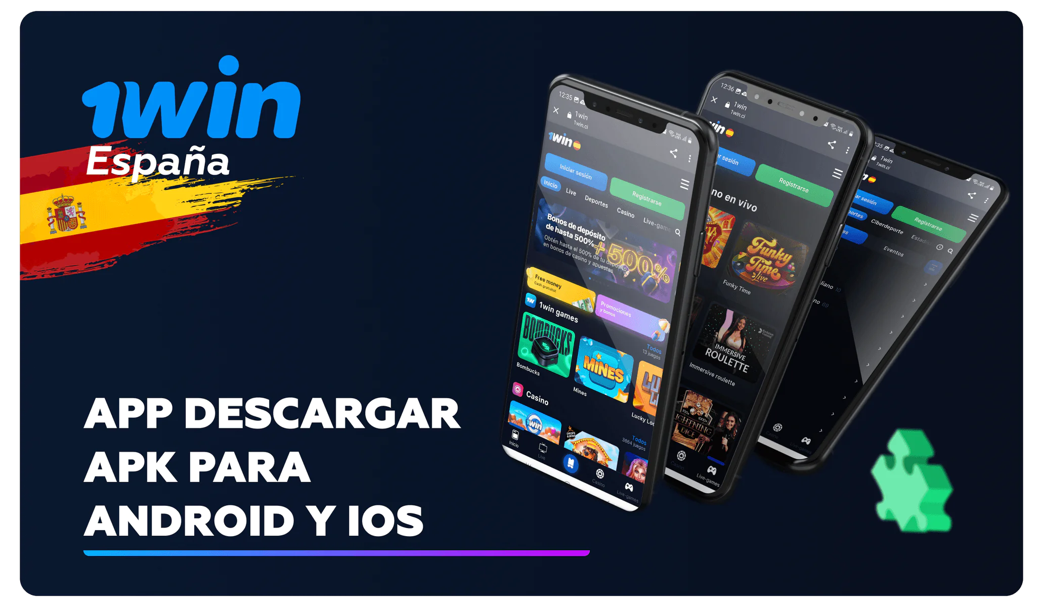 Descargar 1win apk para android y ios