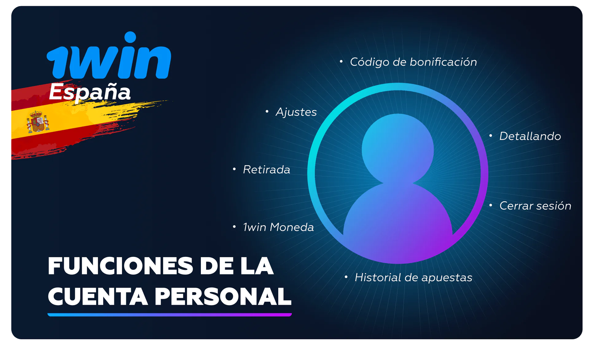 1win funciones de la cuenta personal