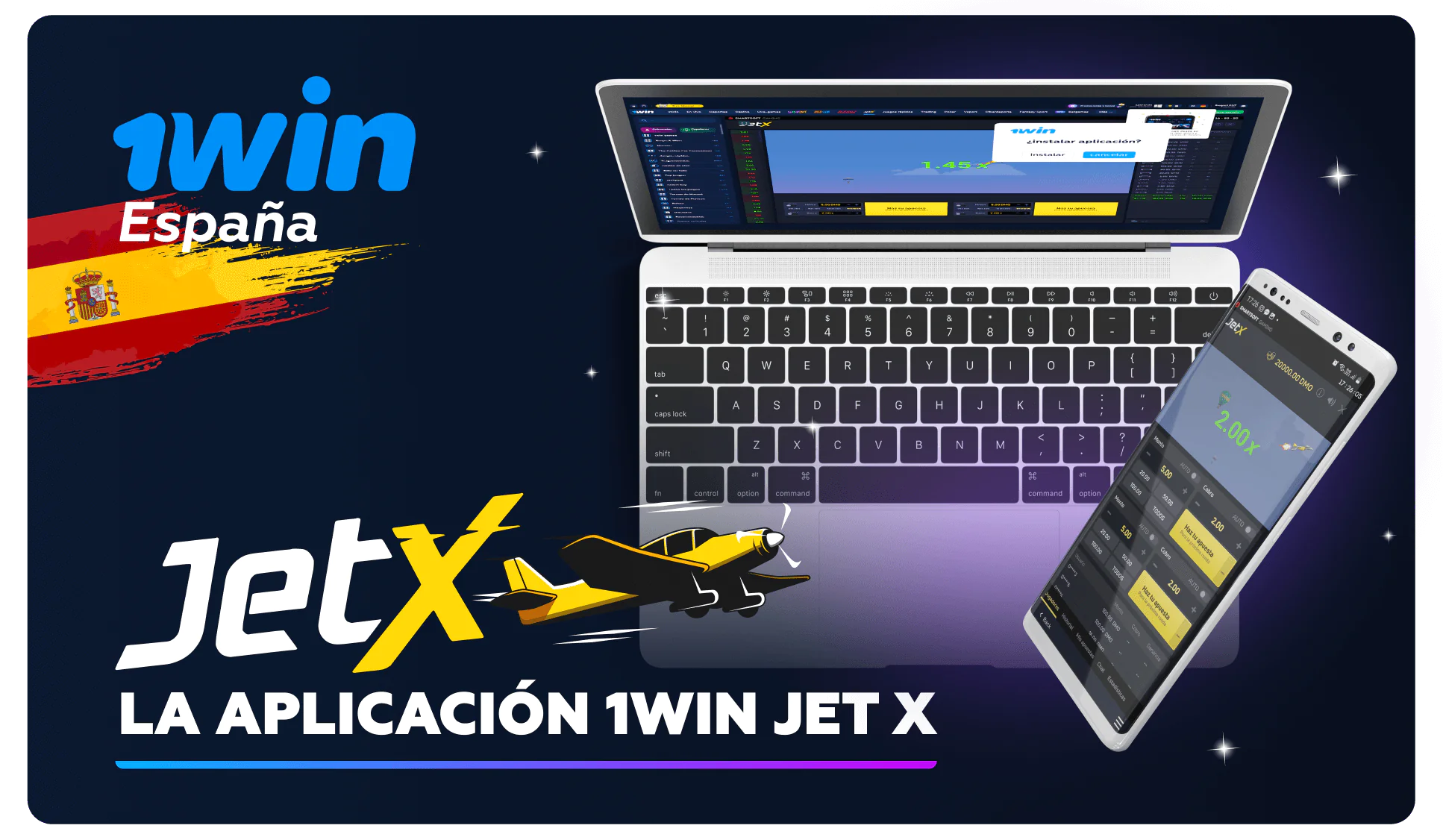 Descarga de la aplicación 1win JetX