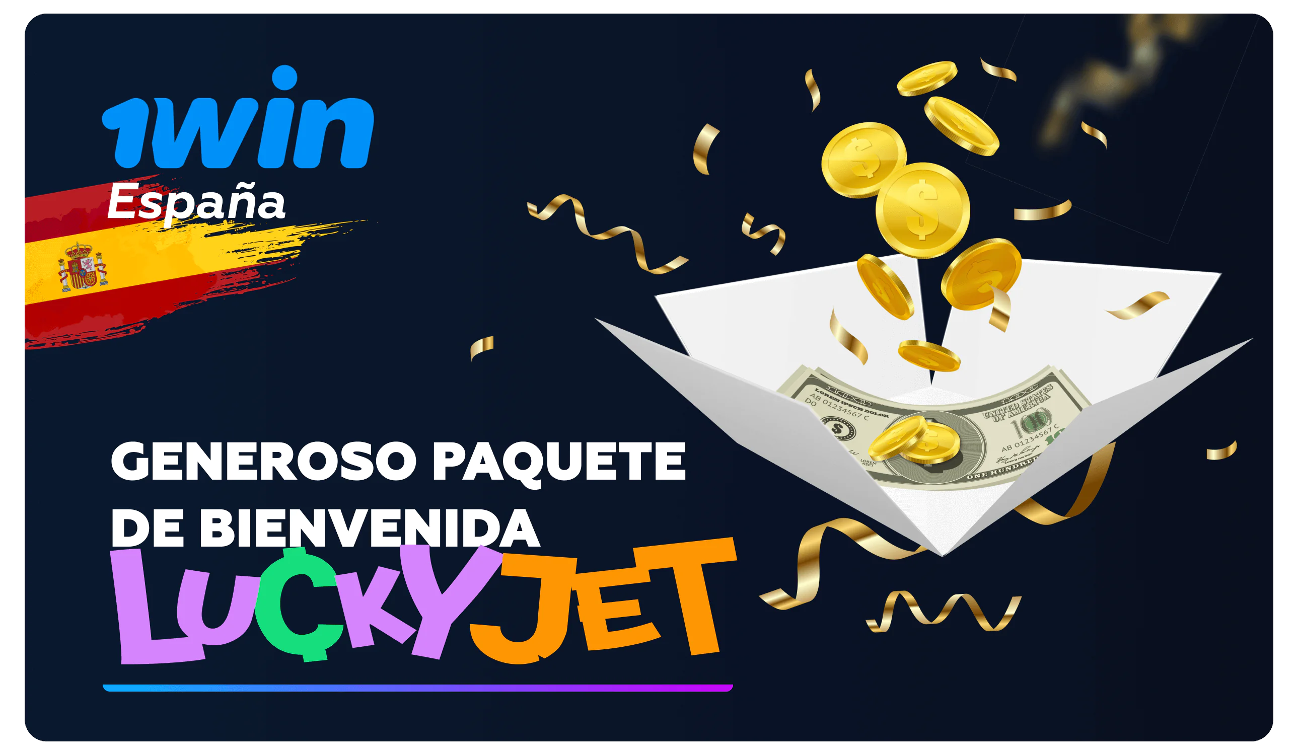 Bonos para nuevos jugadores de 1win Lucky Jet