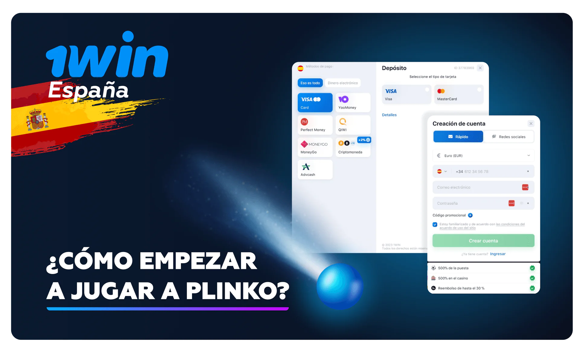1win Plinko pasos para empezar a jugar
