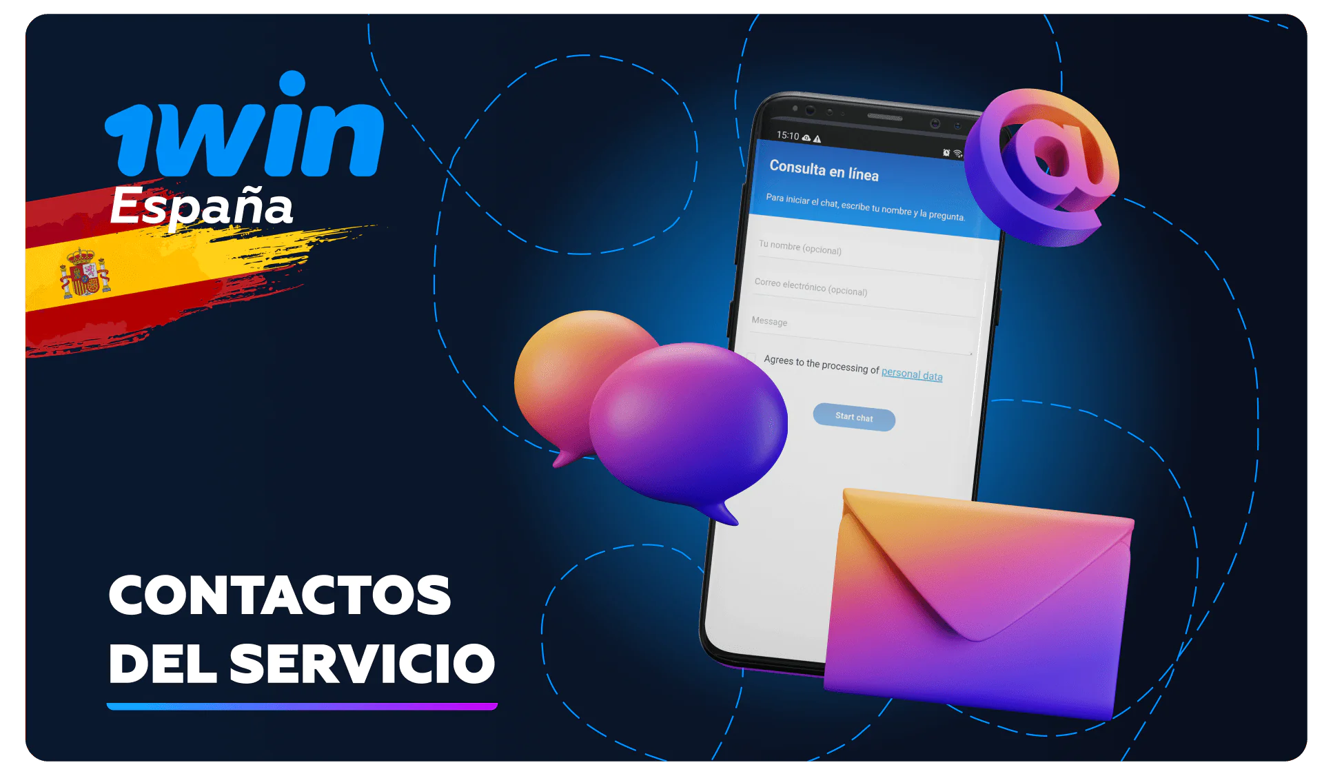 1win contactos del servicio