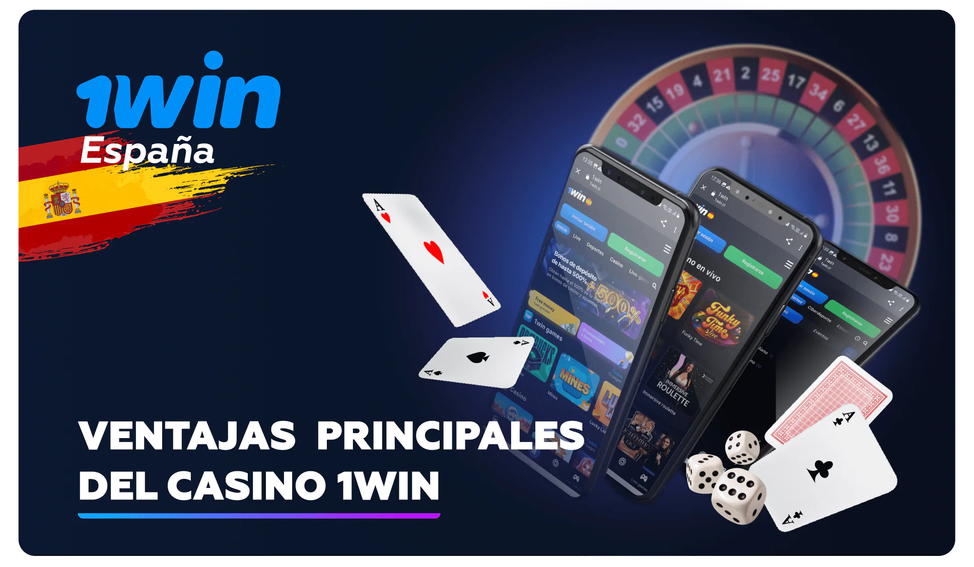 Beneficios y descripción del casino en línea 1win