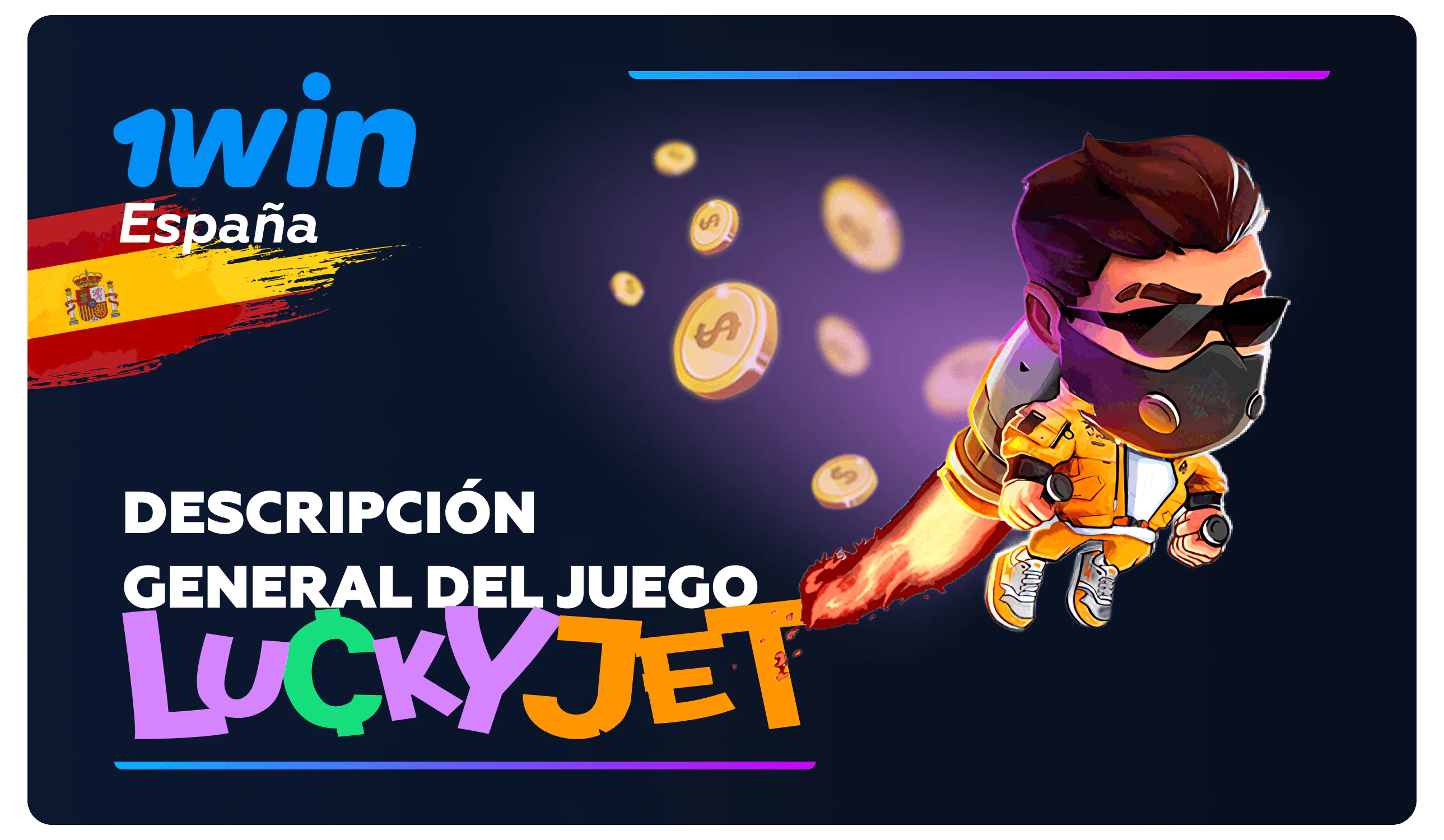 1win lucky jet descripción general